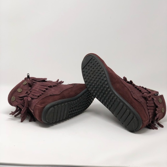Minnie Tonka Suede Boots (like new) SZ 6 1/2 - Picture 3 of 4